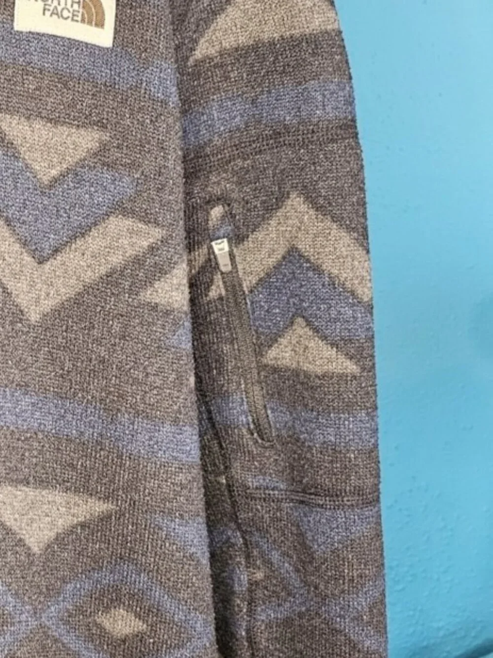 The North Face Men's Gordon Lyons Novelty 1/2 Zip Fleece Aztec Geometric, L